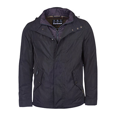 Barbour Tulloch Waxed Jacket, Navy Barbour Tulloch Waxed Jacket, Navy